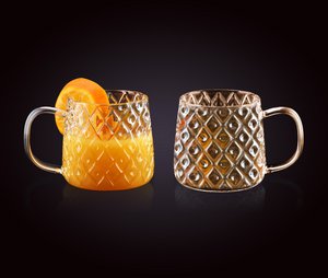 PETER Set van 2 thermische mokken 350ml x2 7x11xh8cm