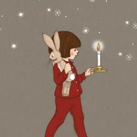 Ansichtkaart Night time