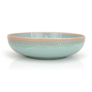 Stoneware Suppenteller, 20 cm, turquoise