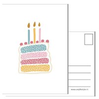 Greeting Card A6 - Cake