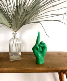 F*ck dig Candle Green