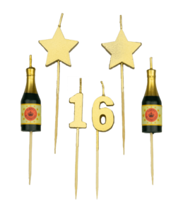 Geburtstagskuchenkerzen - 16 Jahre