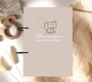 Save Bundle | A4 | Drawings & Crafts| Elephant gray