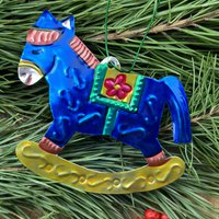 Rocking horse - Tinplate ornament