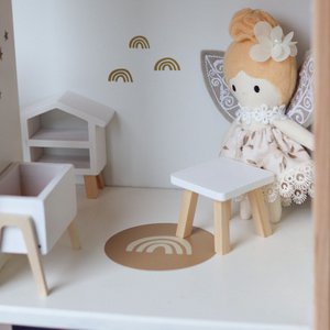 Dollhouse stickers mini rainbows