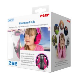SilentGuard Kids kapsel høreværn - Pink