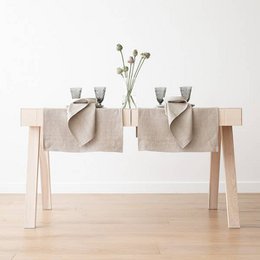 Linen Runner Natural Lara