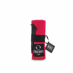 BEACH TOWEL - XXL MIAMI - RASPBERRY