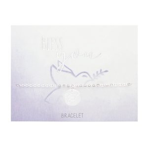 Armband - "Bless you" - Silber pl. - Taube 606767
