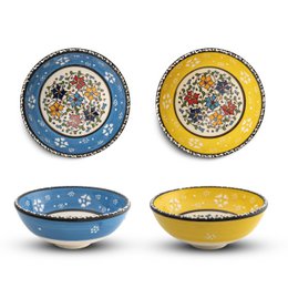 Set di ciotole decorative in ceramica da 2/4- 12 cm fatte a mano