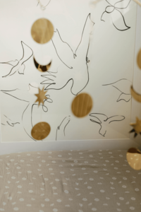 TISU Bettlaken, Beige Daisy