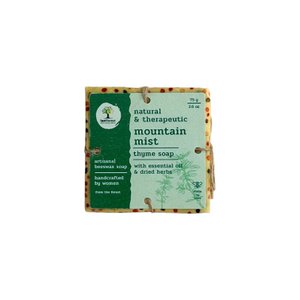 Origin Bienenwachsseife Mountain Mist mit echten Thymianblättern – 75 Gramm