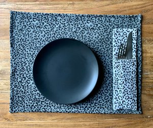 Placemat 30 x 43 cm, Chenille Jacquard | Oerwoud