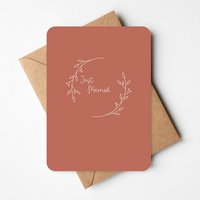 Greeting card Just married