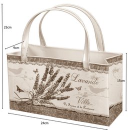 Lavanda - bolsa de metal