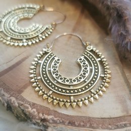 Yazzman Boho øreringe - vintage guld