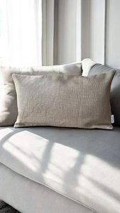 Lijn- en jutekussen 30x50