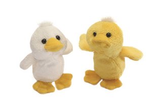 Living Nature knuffel Eendje Mini Buddies pluche speelgoed