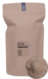 Himalayan pink salt, 750g, natural, unprocessed, single spice product.