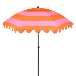Parasol streep oranje