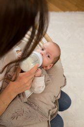 Ammepude i hør - 6 FARVER , ammepude, ammepude i hør, u-formet pude, hjælper til mor og baby, ammepude i hør
