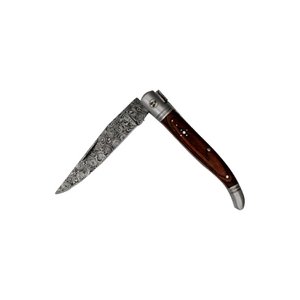 Laguiole Héritage Folding Knife – Pakkawood Damascus style blade