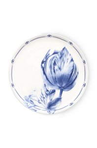 Petit Four plate Tulip - Rand decoration - Porcelain - 12 cm