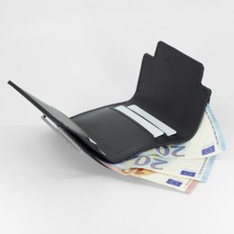 FRAME wallet - black rhodium
