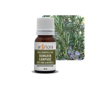 Partij van 6 biologische etherische oliën 6x10 ml Kamferrozemarijn