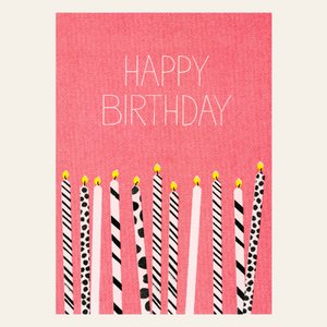 Risography Postcard - Happy Red - DIN A6