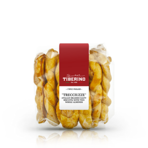 Taralli "Trecciuzze" - Apulian Taralli met twee hele amandelen