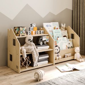 Bookshelf & Toy Shelf Set BusyKids - Limited Edition
