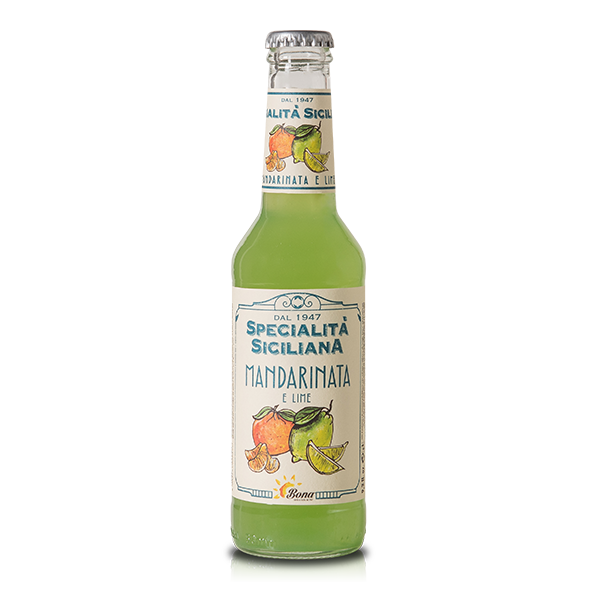 Bibita Specialità Siciliana Mandarinata e Lime (275ml) - Bibite Bona