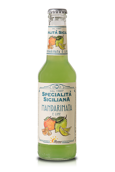 Bibita Specialità Siciliana Mandarinata e Lime (275ml) - Bibite Bona