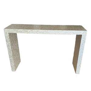 Parelwitte console 116x30x77cm