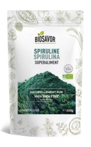 SPIRULINE EN POUDRE - 200G - COMPLÉMENT ALIMENTAIRE