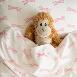 Roze Cheetah-beddengoedsets