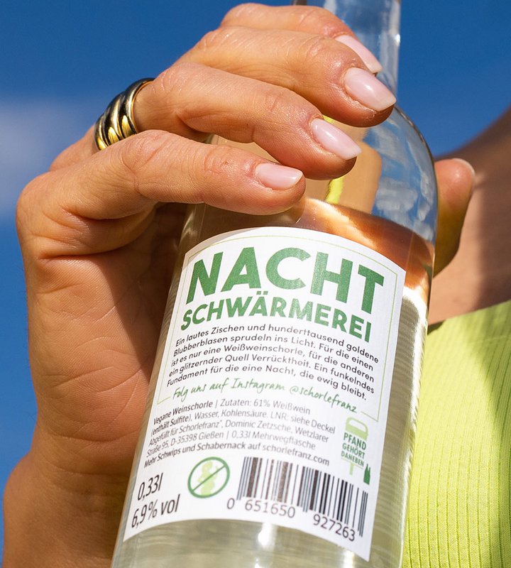 Schorlefranz de vino blanco Spritzer orgánico 0.33L (Spritzer de vino)