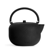 Viva Saga™ Cast Iron Teapot 0,80L, Black, inox filter