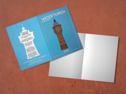 Greeting card with a picture of a watertower in Sneek, Netherlands. Available in multiple languages and with or without envelope and sleeve.