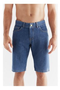 MA3020-283 | Men's Denim Shorts - Ocean Blue