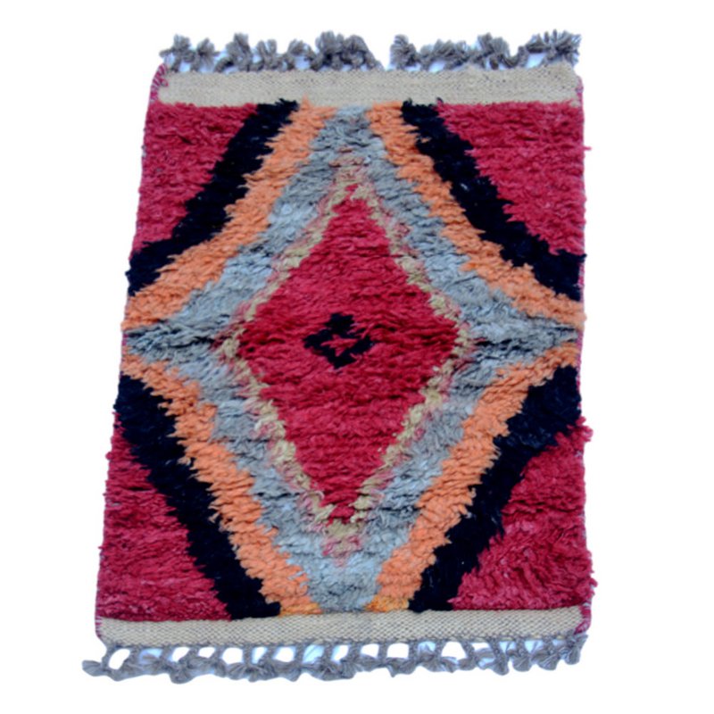 Tapis Moelleux Berbère Cornell Rouge