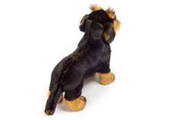 Trådhåret gravhund stående 28 cm - tøjdyr - tøjdyr