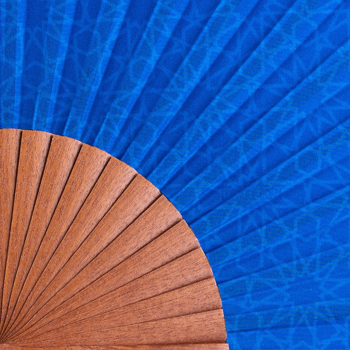 Blue silk hand fan Dalila
