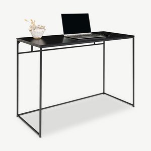 Vice-bureau, zwart frame en zwart blad