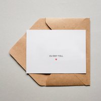 Postcard "You are great ❤️"