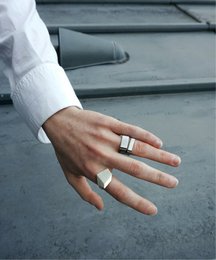 Men's large SQUARE ring