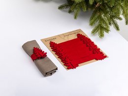 Ronds de serviette de Noël ARBRE DE NOEL
