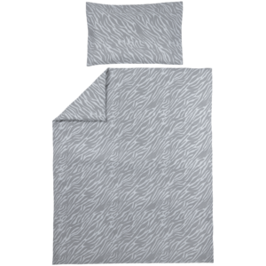 Dekbedovertrek Zebra Grey 120x150cm
