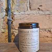 India Lime Basil & Mandarin Vintage Vegan Soja Reisekerze